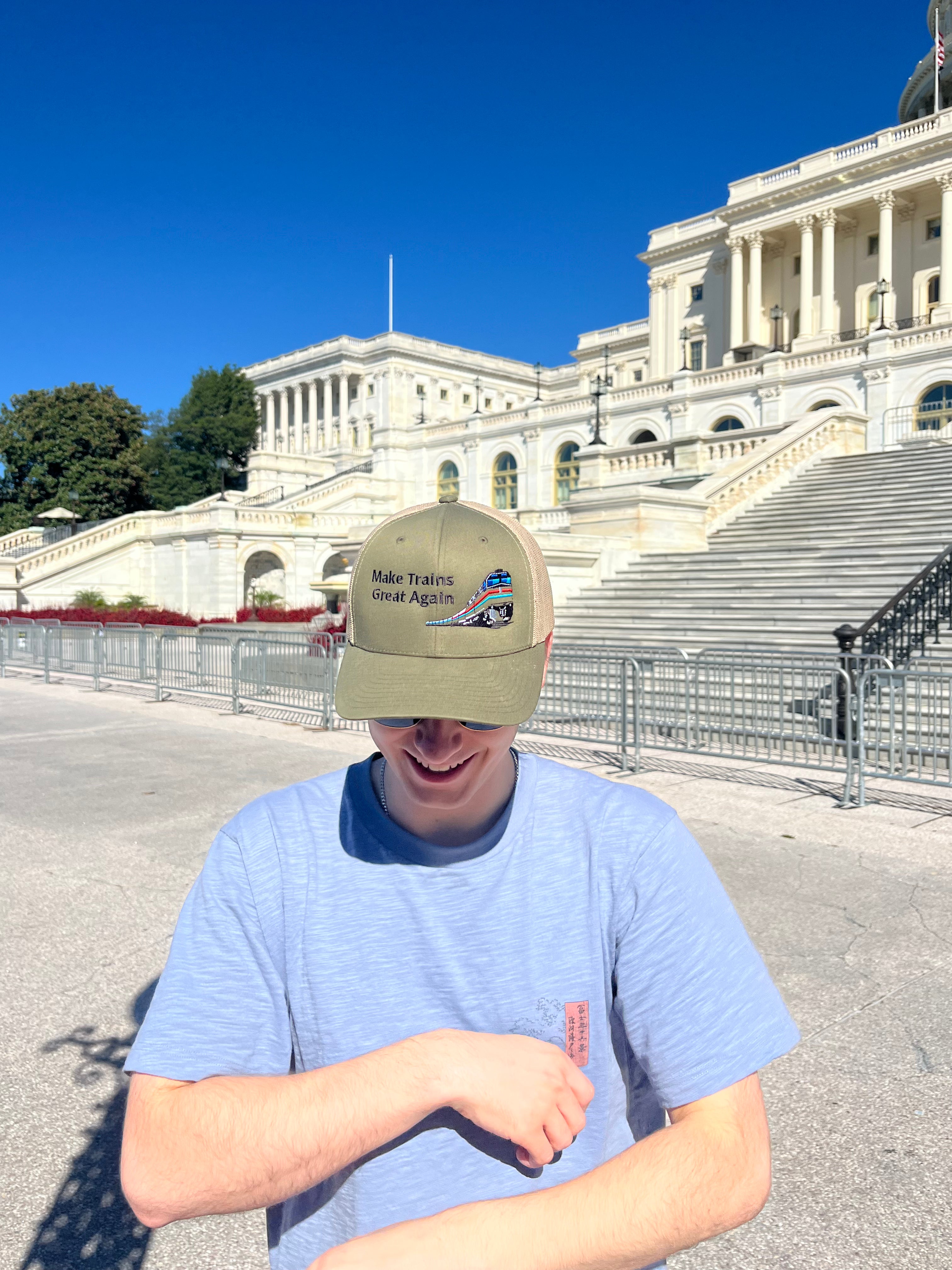 Make Trains Great Again Trucker Hat