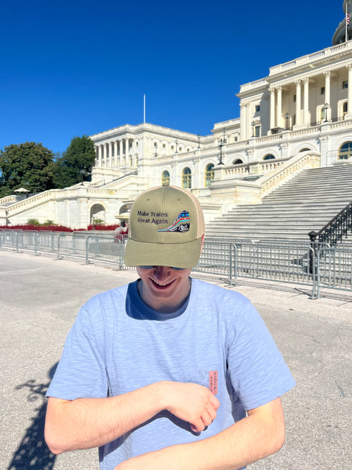 Make Trains Great Again Trucker Hat