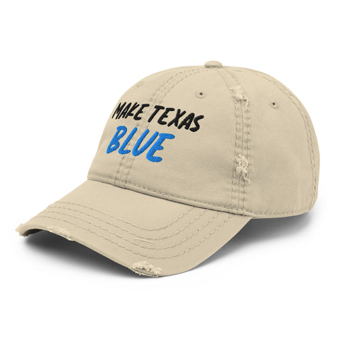 Make Texas Blue Weathered Cap