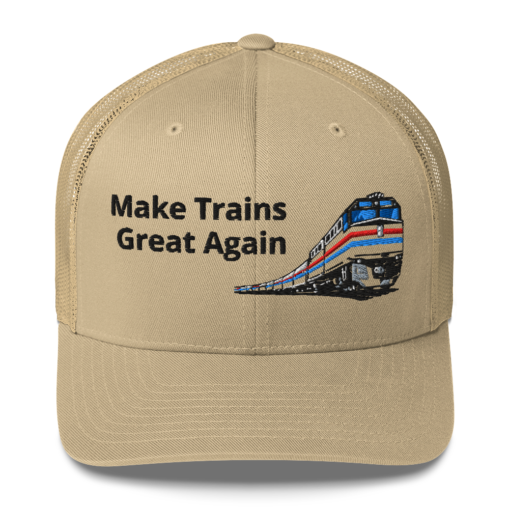 Make Trains Great Again Trucker Hat