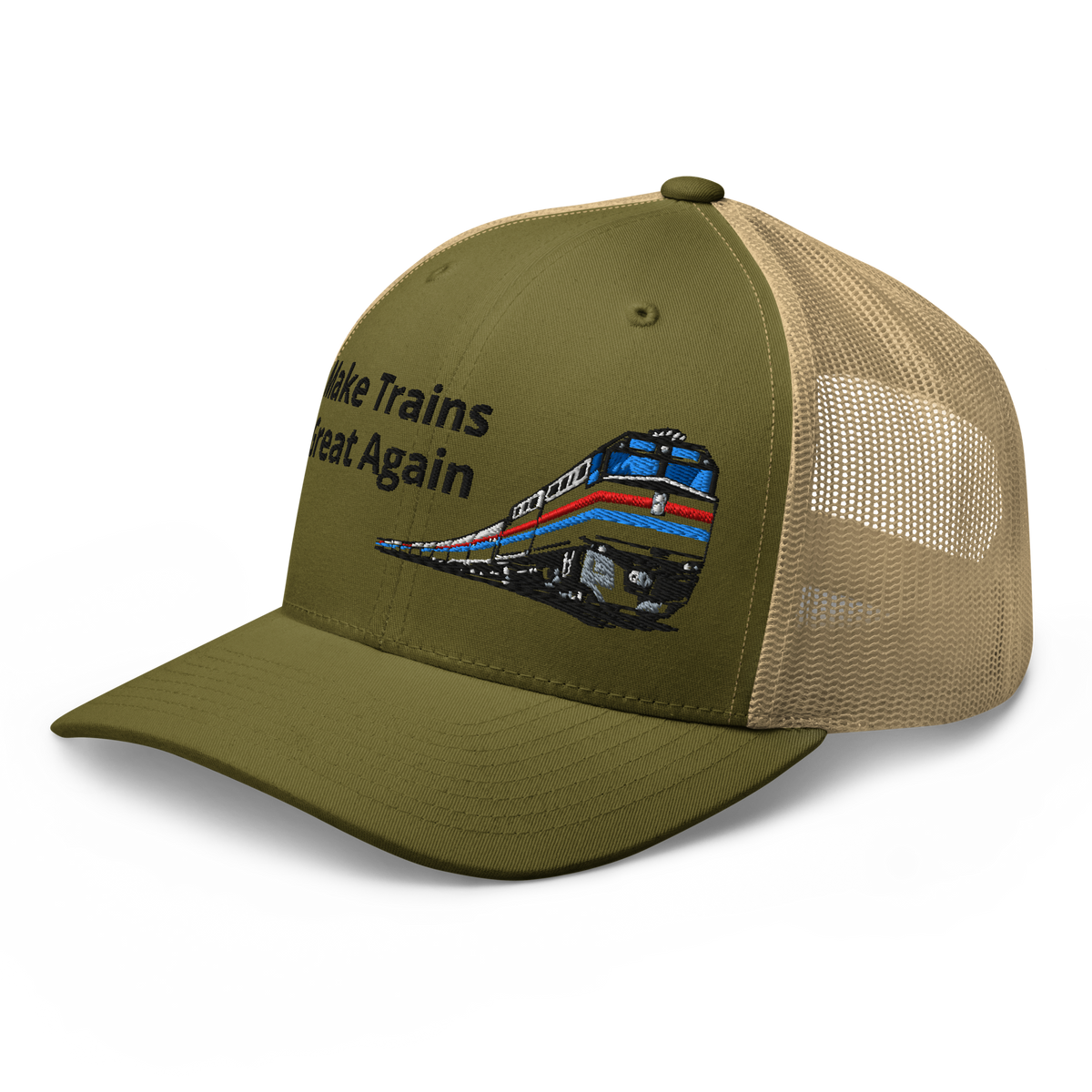 Make Trains Great Again Trucker Hat