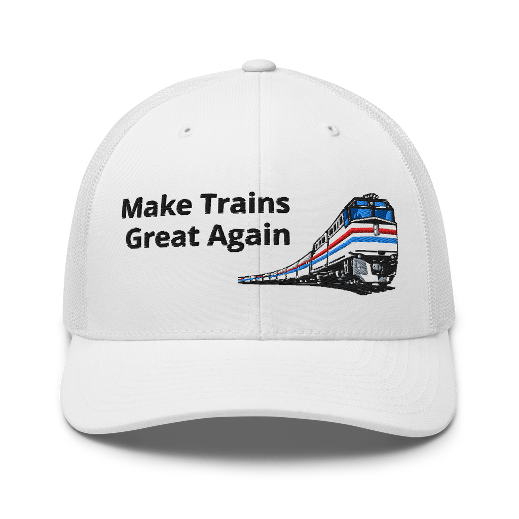 Make Trains Great Again Trucker Hat