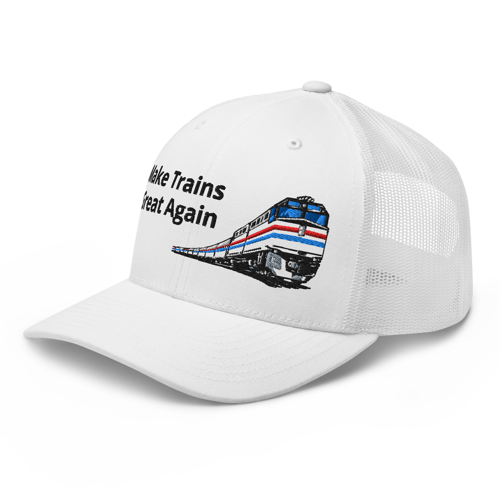 Make Trains Great Again Trucker Hat